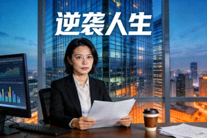 短剧《逆袭人生》海报，都市职场奋斗场景